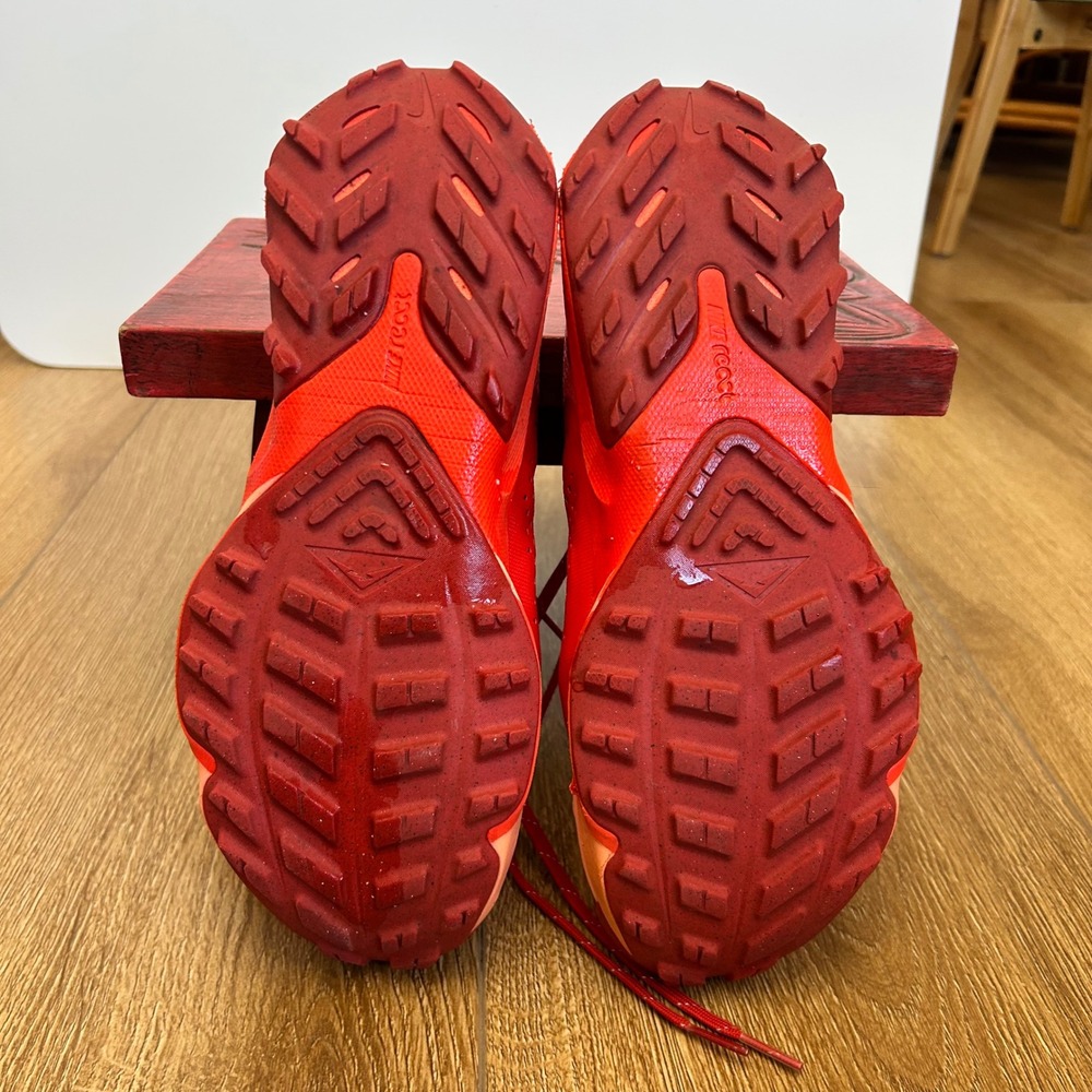 Nike Air Zoom Terra Kiger 7 Red Orange Trail Running Shoes Women Sz 8.5 Hiking - Picture 6 of 11